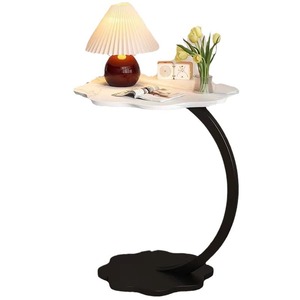 Mesa Auxiliar de Diseño Simple <span class=keywords><strong>y</strong></span> Moderno, Mesa de Centro en Forma de Pétalo, Mueble de Almacenamiento para Sala de Estar o Dormitorio - Product Image 1