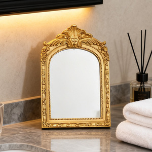 <span class=keywords><strong>Cornice</strong></span> Fotografica Classica ed Elegante in Stile Corte <span class=keywords><strong>con</strong></span> Specchio e <span class=keywords><strong>Cornice</strong></span> in Resina - Product Image 3