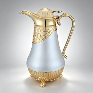 Juego de Termos Decorativos Portátiles con Recubrimiento Electrolítico para Transportar <span class=keywords><strong>Agua</strong></span> <span class=keywords><strong>Zamzam</strong></span> en el Hajj y la Umrah - Product Image 1