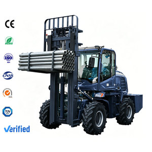 Free Shipping 1.5Ton 3.5Ton 5Ton 6 Ton 4X4 4Wd Diesel Outdoor All Rough Terrain 3 Stage Mast Off Road Forklift