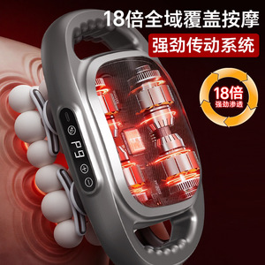 Lenovo <b>Massage</b> Gun Multi Head 10 Heads Brushless Motor 12 Speed Levels USB Rechargeable For Neck Muscle Relief Fitness - Product Image 3