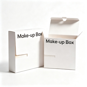 Caja de Maquillaje, Empaque Rígido de Papel, Almacenamiento Rectangular, Caja de Cartón para Cuidado de la Piel, Regalo Cosmético, Impresión Personalizada Disponible - Product Image 3