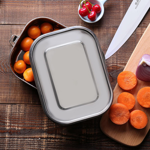 Personalised Bento Lunch <strong>Box</strong> Leak-Proof Large <strong>Lock</strong> Clips Microwave Lunch <strong>Box</strong> Stainless Steel Insulated Lunch <strong>Box</strong> for Adults - Product Image 5