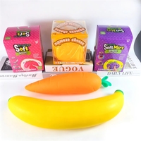 Recrutez des partenaires grossistes : Jouet Squishy TPR Fruits et Légumes Grande Taille, à Remontée Lente, Doux, Anti-Stress, pour Enfants et Adultes