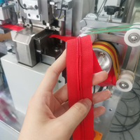 CFC-máquina para hacer cremalleras de nailon, herramienta de extremo abierto, completamente automática, con dientes de cremallera