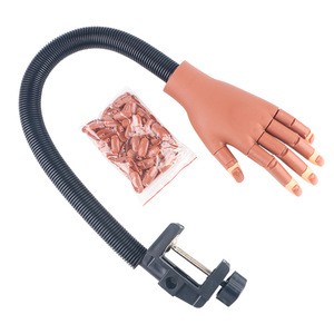 <span class=keywords><strong>Mano</strong></span> de práctica para uñas acrílicas, ajustable, Flexible, para <span class=keywords><strong>manicura</strong></span>, 100 puntas - Product Image 3