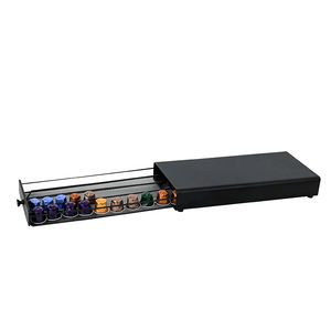 Vente en gros de boîte de <span class=keywords><strong>rangement</strong></span> de cuisine domestique en métal 40 dosettes <span class=keywords><strong>Dolce</strong></span> <span class=keywords><strong>Gusto</strong></span> Nespresso support de tiroir de capsule de café conception de comptoir en fer - Product Image 5