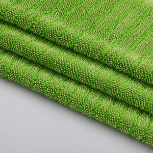 Nhà Máy Cung Cấp Sợi Nhỏ Siêu Thấm Phun Lau Pad Cao Cấp Có Thể Giặt Xoắn Thay Thế Sọc Vải Cuộn - Product Image 6