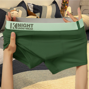 बड़े पाउच कपास लुभावनी पुरुष लड़के के अंडरवियर सेक्सी बॉक्सर सुंदर - Product Image 4