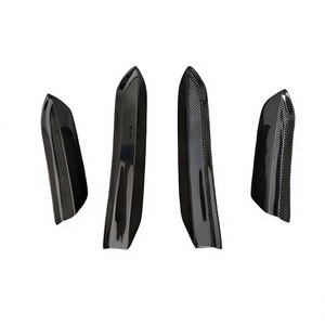 Suitable for Ferrari F8 Tributo Front Wind Blade Modification, Dry Carbon Fiber Front <b>Bumper</b> Wind Blade, <b>Sticker</b> Type 987949011 - Product Image 1