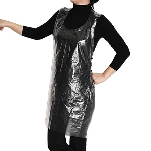 Delantal Desechable Transparente Impermeable de PE con Tirantes Cruzados, Ideal para Cocinar, Limpiar y Proteger en el Procesamiento de Alimentos - Product Image 1