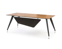 Nouvelle Arrivée Ensemble de Mobilier de Bureau Exécutif Moderne et Durable en Panneau Mélaminé, Bureau, Table Basse, Unité Latérale de Poste de Travail à Pieds Métalliques