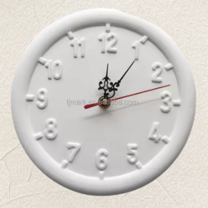 Orologio dipinto da te Design moderno numero decorazione soggiorno al quarzo creativo per la famiglia e gli adulti decorativi - Product Image 3