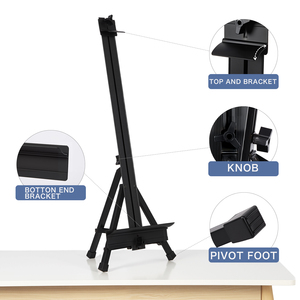 Tùy Chỉnh Đơn Giản Có Thể Điều Chỉnh Trẻ em' Nghệ Thuật Vẽ Kim Loại Nhôm Bảng Top Hiển Thị Giá Vẽ - Product Image 2