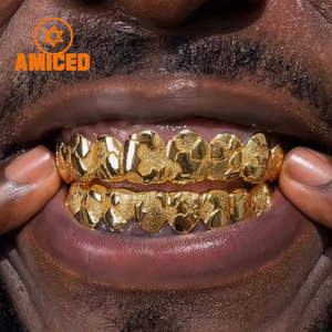 Artisanat le plus fin <span class=keywords><strong>GRILLZ</strong></span> EXPERT FABRICANT Top 8 Bottom 8 Rappeur Bijoux Princess Cut Custom Moissanite Diamond <span class=keywords><strong>Grillz</strong></span> - Product Image 2