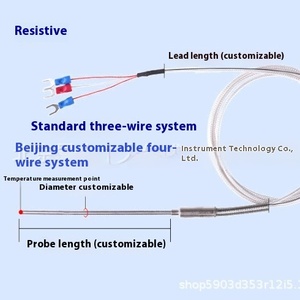 崑崙中大KZWK/P-191装甲ステンレス鋼ABS温度センサーIP65 0.1℃分解能ODM工業用 - Product Image 6
