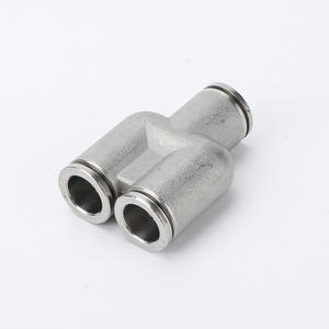 Conector en T Reductor de Acero Inoxidable PY, Conector Rápido Tipo Y 12-10-8-6-4, Conector de Manguera Neumática con Conexión de Rosca - Product Image 2