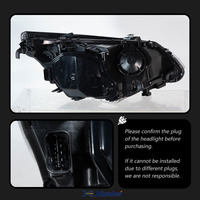 Faros Delanteros Estilo M5 de Doble Color con Ojos de Ángel, Plug and Play, para BMW Serie 5 E60 2003-2010, Luz de Giro DRL, Reemplazo de Actualización de Ajuste Directo