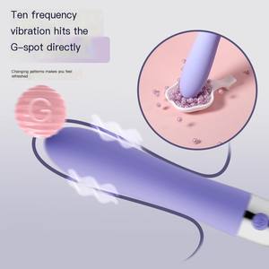 充電式大人用セックストイ ディルド マッサージスティック アーティファクト風 ラビットバイブレーター バレット型女性用ウェアラブルバイブレーター 100%防水 - Product Image 5