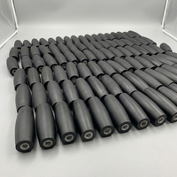 Roues Mecanum pour robots, roues omnidirectionnelles en silicone à arc, résistantes aux hautes températures, découpées