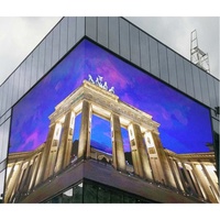 Açık sabit P4 P5 P6 P8 LED ekran ile yüksek hassasiyetli su geçirmez demir kabine yüksek koruyucu sınıf IP65 LED Video duvar