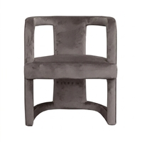 Chaise de salle à manger en velours coloré Heywood, nouveau style, pour la maison, la salle à manger et les événements de mariage