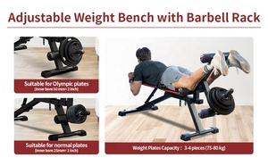 <span class=keywords><strong>Banco</strong></span> de pesas ajustable de fábrica VIGFIT con extensión de piernas y almohadilla de predicador <span class=keywords><strong>banco</strong></span> de <span class=keywords><strong>ejercicios</strong></span> de alta resistencia para entrenamiento de uso doméstico - Product Image 2