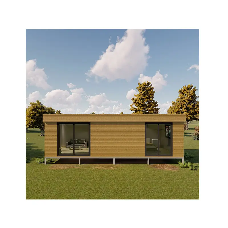 Casa prefabricada moderna con marco de acero ligero con aislamiento a prueba de huracanes EU/AU/USA casa plegable estándar 1 dormitorio para la familia
