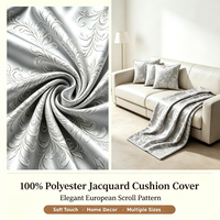 Tissu Jacquard Brocart Teint 100% Polyester en Gros, 120 GSM, Respirant, Écologique, Durable, Largeur 98 Pouces, Poids Moyen, Pour la Maison