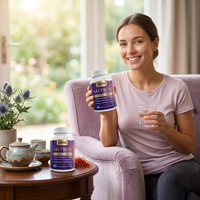 Kapsul Suplemen Herbal Saffron (60 Kapsul) Dewasa-Antioksidan Kesehatan Herbal Khusus Vegan Kapsul Daun Moringa OEM&OBM