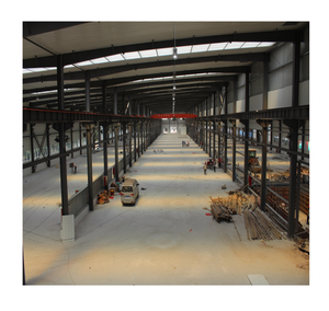 hermosa fachada moderna estructura de acero estructura metálica almacén prefabricado - Product Image 6