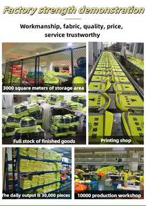 Gilet de sécurité en polyester bon marché Gilet de sécurité réfléchissant haute visibilité Vêtements avec logo personnalisé Gilet de sécurité - Product Image 6