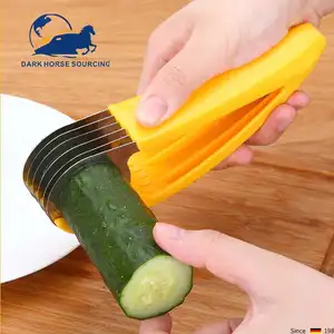 Kitchen Accessories manual stainless steel knife Banana cucumber sausage chips Slices kitchen gadgets tools