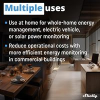 Shelly Pro 3EM-3CT63 Meter Energi Cerdas Profesional 3-Fasa |   Otomatisasi Rumah dengan Wi-Fi/LAN DIN Rail |   Alexa/Google Home
