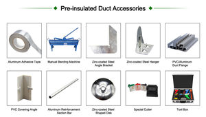 Fabrication de panneaux de conduits pré-isolés Pur Panneau de conduits en mousse pour climatisation HVAC pour projet - Product Image 6