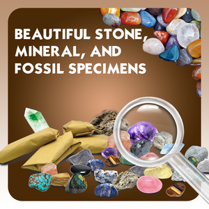 26PCS STEM Toys <span class=keywords><strong>giochi</strong></span> di raccolta di pietre e rocce e minerali Kit di scienze per l'apprendimento dei bambini educativi per bambini di 8-14 anni - Product Image 2