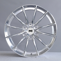 Rines de Carreras Monobloque Forjados de 15-24 Pulgadas 5X114.3 5X112, Perfil Cóncavo, Ligeros, Aprobados para Mejoras en Vehículos de Pasajeros