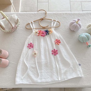 Robe à Bretelles pour Filles, Nouvelle Collection Été 2026, Style Princesse Florale, Tenue <span class=keywords><strong>de</strong></span> <span class=keywords><strong>Vacances</strong></span> Sans Manches pour Bébé Fille, Vêtement Enfant, Jolie Jupe Bébé - Product Image 2