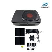 Haut-parleur de voiture sous siège de 8 pouces de qualité supérieure, subwoofer 150W, système audio actif ultra fin, amplificateur intégré haute puissance, DC 12V