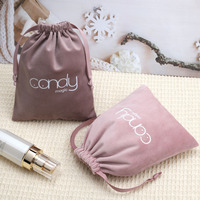 Luxus Hochwertige benutzer definierte Logo Farbe gedruckt beliebte Samt Kordel zug Tasche für Hut Schuh Stoff Staub Shopping Staub Samt Tasche