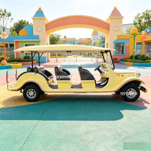 Carro de Turismo Eléctrico Retro Vintage Personalizado, Resistente, para Complejos Turísticos, Villas, Comunidades y Zonas de Ecoturismo - Product Image 1