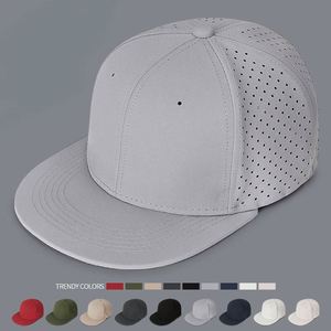 Gorra de Béisbol de Sarga de Algodón de 6 Paneles Sin Estructura con Cierre Ajustable y Orificio - Product Image 2