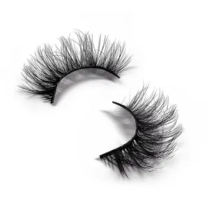 Private Label Natural Strip Lashes D Volumen 10 Paare Set Dramatisches Volumen Gefälschte Wimpern Make-up Seide Wimpern