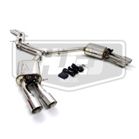 Silenciador de Válvula de Acero Inoxidable 304 para AUDI S4 S5 B9, Válvula Electrónica con Control Remoto, Diseño de Tubo en X con Sonido Potente