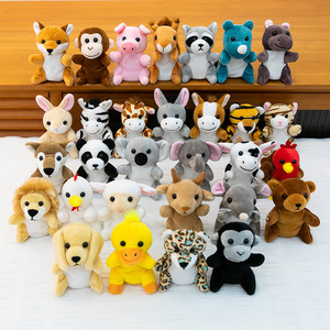 Marionnette à doigts en peluche série Ours de dessin animé, jouet interactif parent-enfant pour l'éducation précoce des enfants, en polyester - Product Image 2