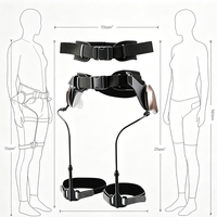 Exosquelette manuel d'assistance à la mobilité de l'articulation de la hanche, exosquelette de marche portable pour la rééducation des membres inférieurs (simple/double jambe)
