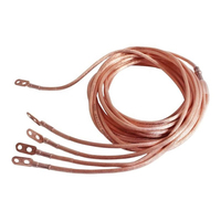 Kit de mise à la terre portable pour sécurité électrique avec fil de terre, en fibre de verre/résine époxy
