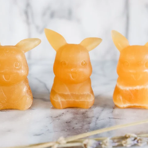 Vente en gros de sculptures en cristal naturel de guérison, cristal de calcite orange Pikachu, artisanat en cristal, souvenir - Product Image 6