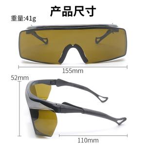 Lunettes de sécurité laser Shenzhen 1064nm, transmittance 20%, monture noire, lunettes de protection pour usage industriel - Product Image 3