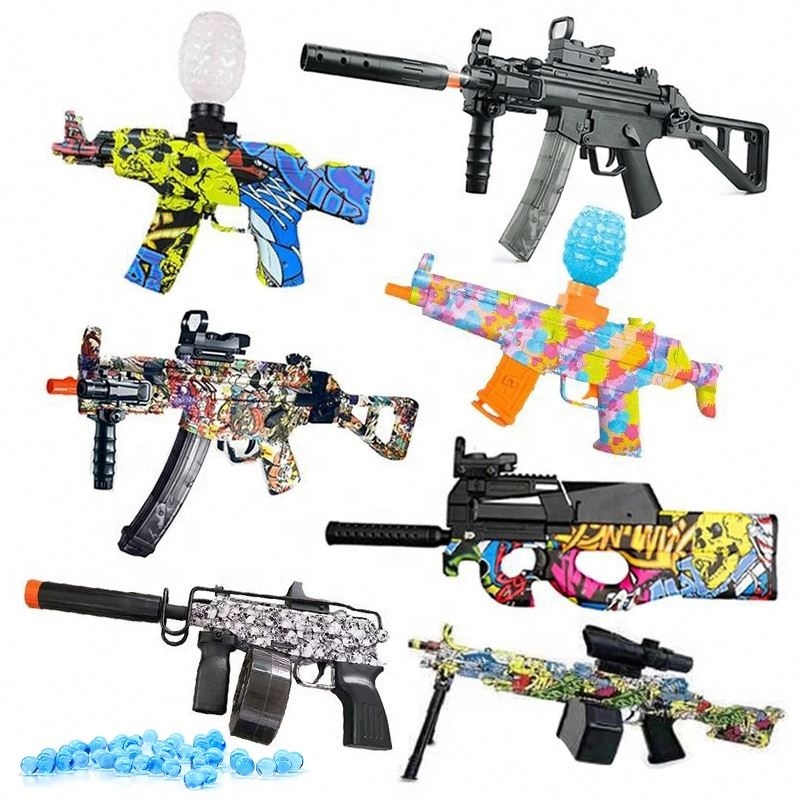 Water Splatrball Real Look this Gun Toy Rubber Soft Bullet Real Softair Gelblaster Toy Gun For Boys